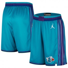 Charlotte Hornets Kratke hlače Jordan 2023-24 Classic Edition Teal Swingman